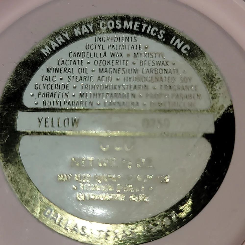Vintage Mary Kay Day Radiance Formula 1 Yellow Creamy Foundation 0.5 oz OldStock